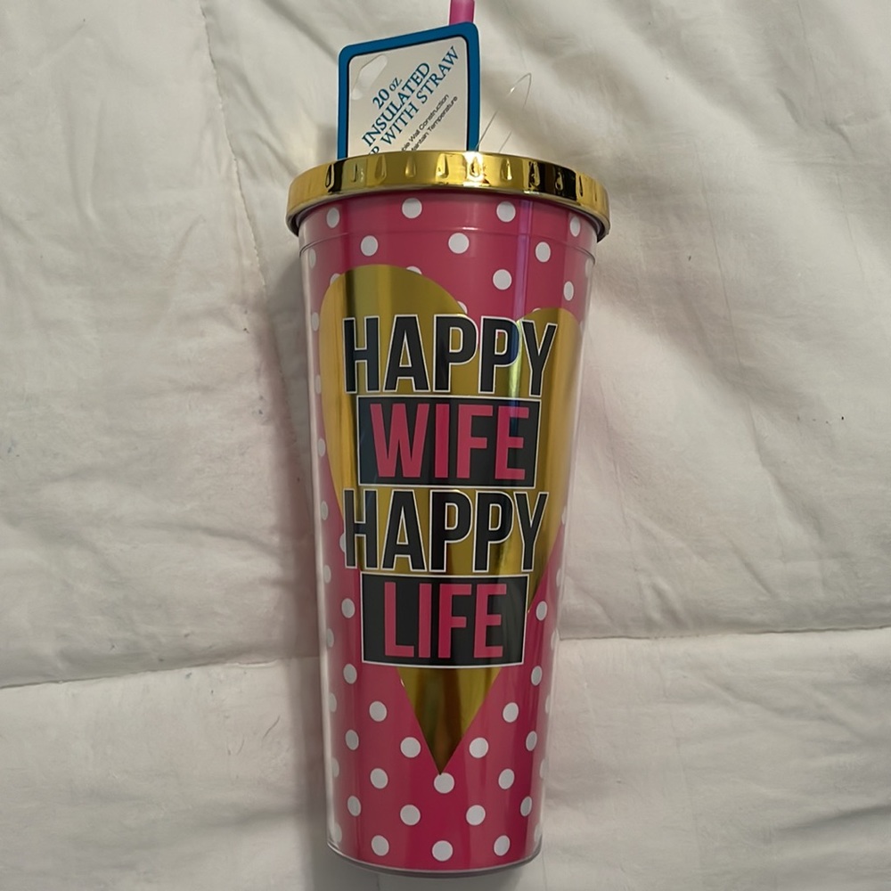 Happy Wife Happy Life Cup